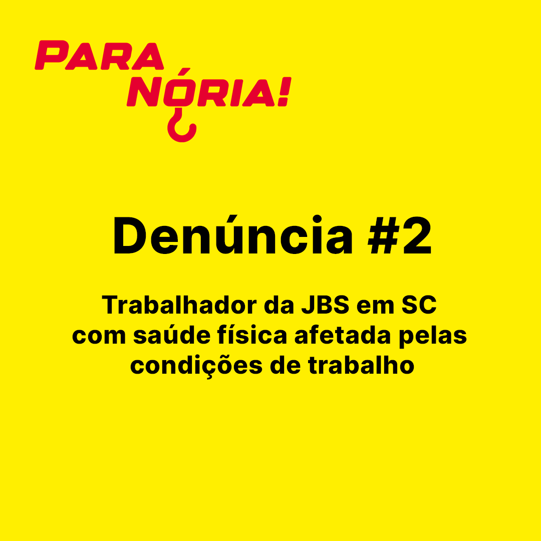 Denúncia #2 - Tendinopatia